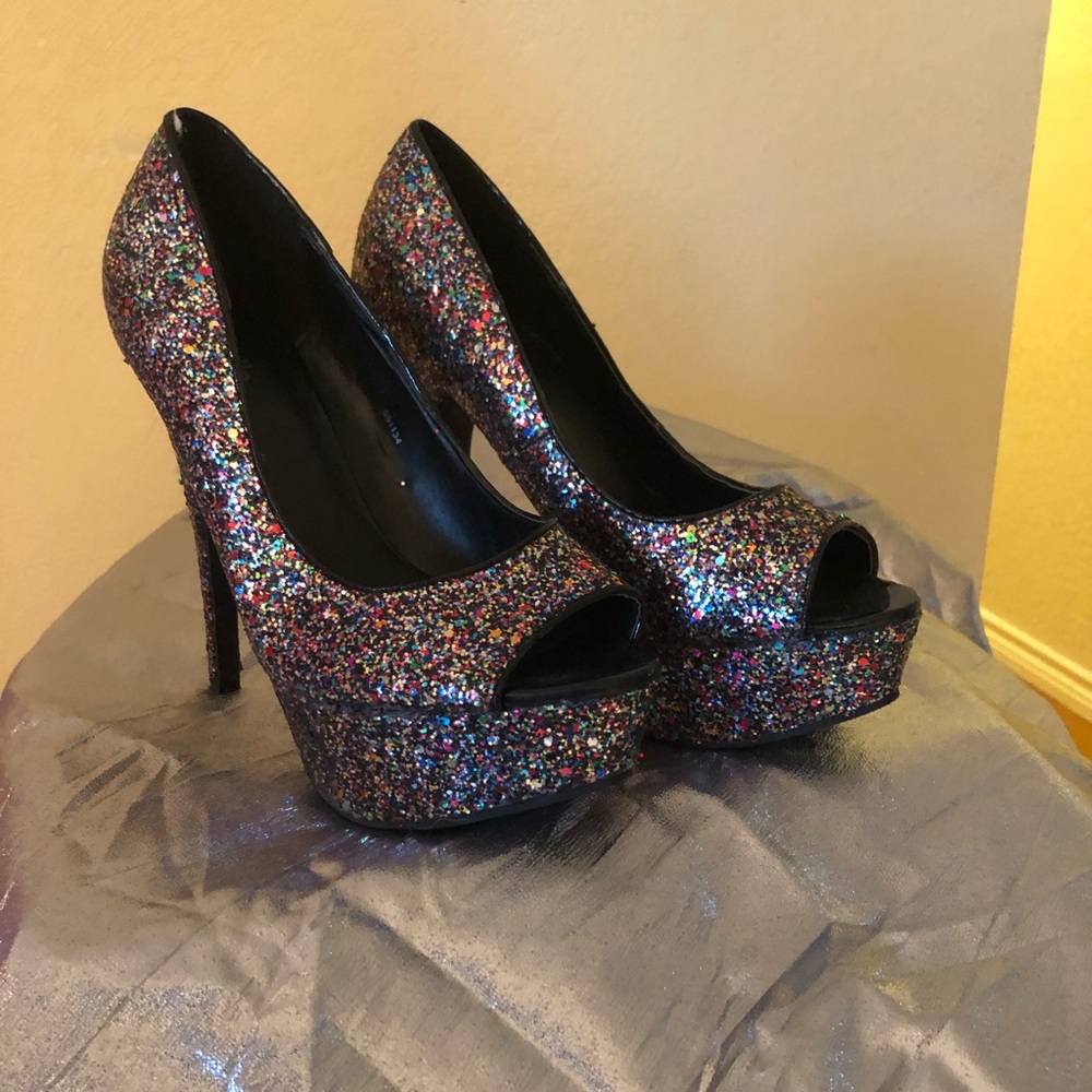 Sparkly shoes.